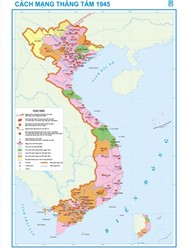 Bản đồ Cách mạng tháng tám 1945